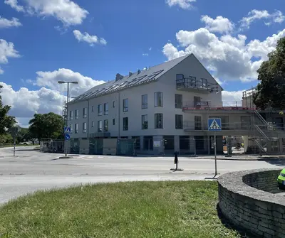 Bygget vid Söderport nästan klart.