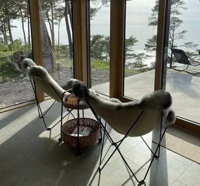 Vardagsrum med utsikt